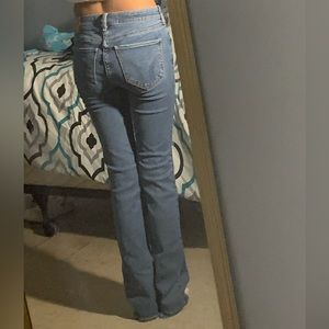 Hollister Low rise Ripped Bootcut Jeans